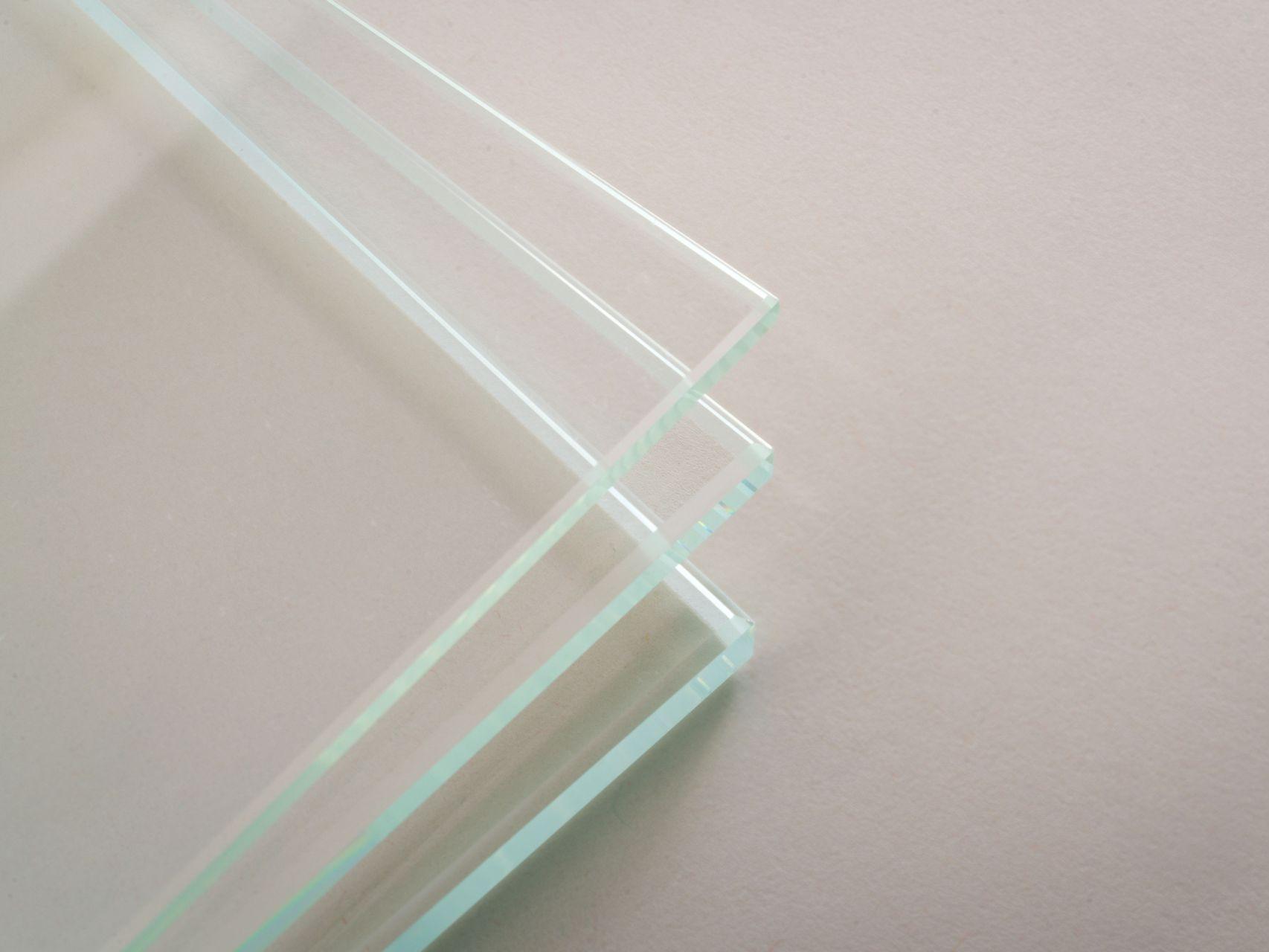 Glasfächer Weissglas