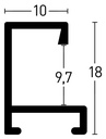 Querschnitt Rahmenprofil