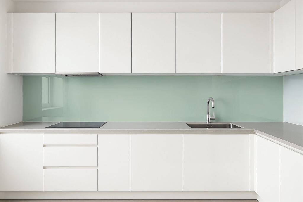 Küchenrückwand glänzend grey classic REF 7035