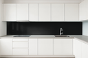 Küchenrückwand glänzend schwarz REF 9005