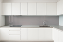 Küchenrückwand glänzend taupe metal REF 0627