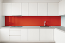 Küchenrückwand glänzend orange REF 4420