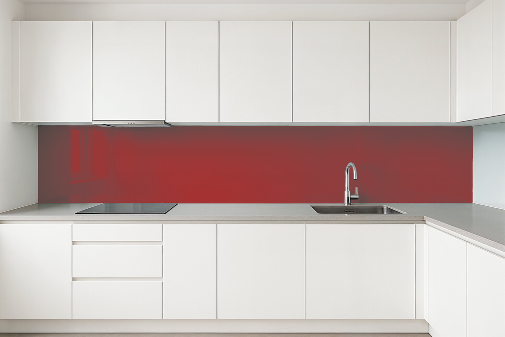Küchenrückwand glänzend rot REF 1586
