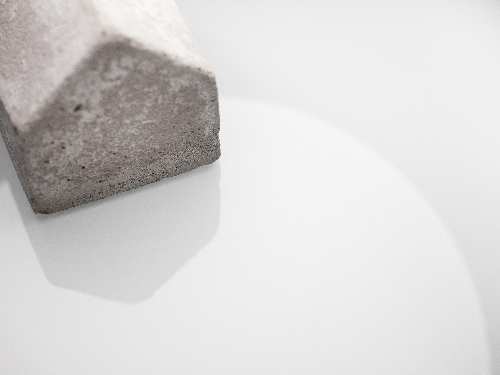Farbiges Glas glänzend weiß REF 9016