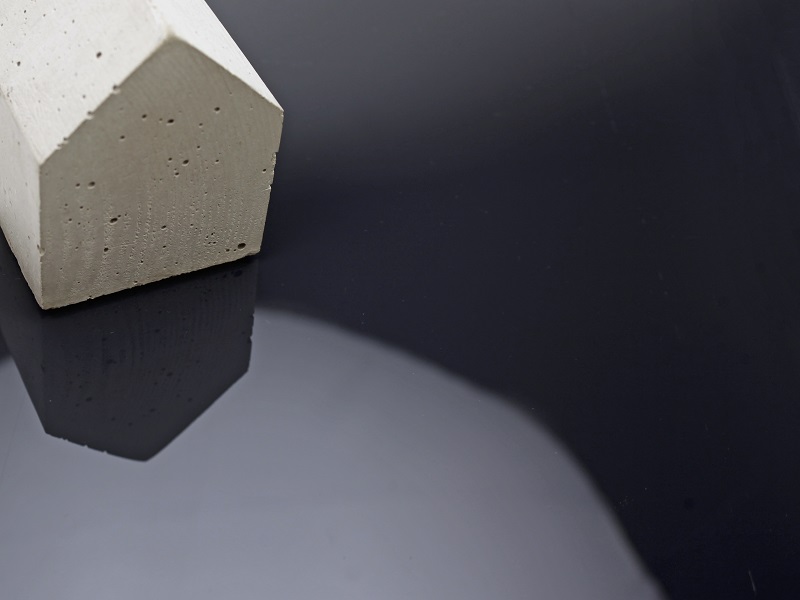 Farbiges Glas glänzend anthracite REF 7016