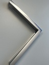 Spiegel mit Rahmen, Farbe Silber