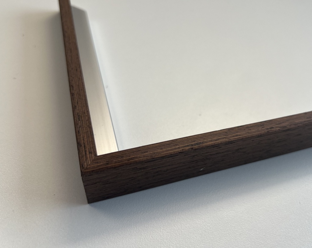Spiegel mit Rahmen, Echtholzfurnier Wenge