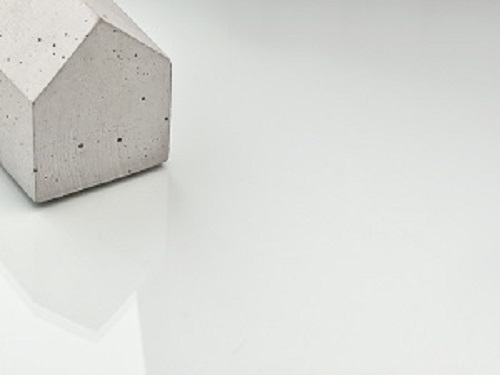 Lacobel Pure White REF 9003 * 6 mm auf Weissglas 