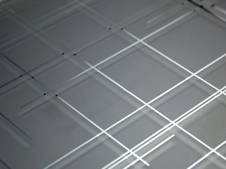 Linen Spiegel silver Grey 6mm   