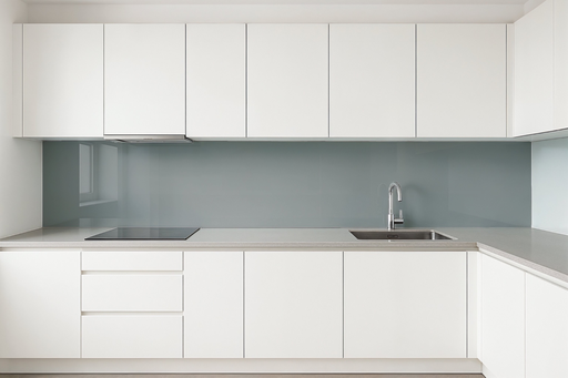 [1628 KR] Küchenrückwand glänzend rich aluminium REF 9007