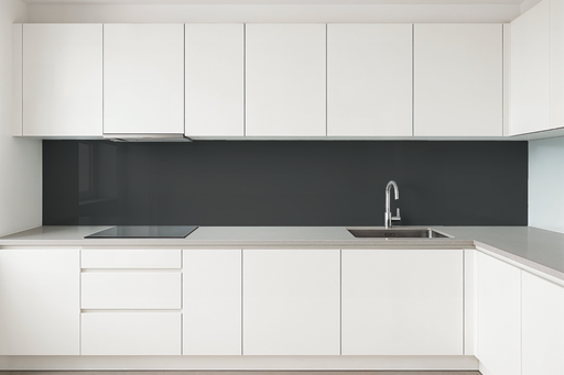 [1623 KR] Küchenrückwand glänzend schwarz starlight REF 0337