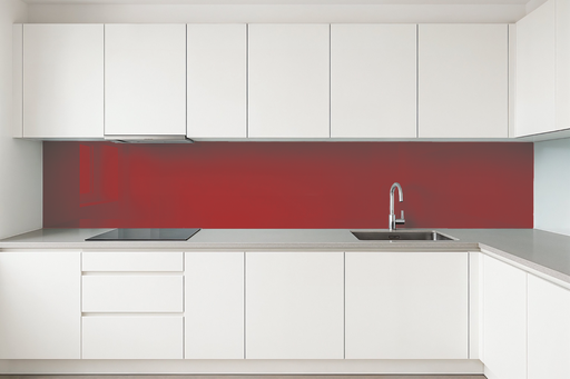 [1624 KR] Küchenrückwand glänzend rot REF 1586