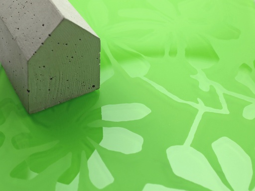 [100227 KR] Küchenrückwand floral grün